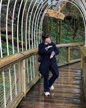 Gabriel Luna Instagram - Happy Birthday, Baby! Crazy how we were the only ones on the Capilano Suspension Bridge. @sma_luna 🎂