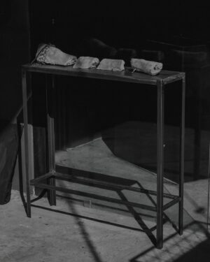 Gabriel O'Shea Instagram - Crepāre (2022)
(Concrete and antique cilice on a metal base, 105h x 95w x 25d cm)

www.gabrieloshea.com