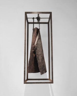 Gabriel O'Shea Instagram - Tan Poco

(18th century painting hanging with rusted chains on metal frame)

180h x 70w x 70d cm

2022

4: ¨Tampoco¨ Francisco De Goya, from the series of  plates ¨Desastres de la guerra¨ (1810-1815).l

The title of this engraving was originally handwritten by Goya as ¨Tan poco¨, although no copies are preserved with that title since it was later modified by erasing the n and writing an m that remains in the definitive title…

#franciscodegoya#gabrieloshea#galeriahilariogalguera
@galeriahilariogalguera