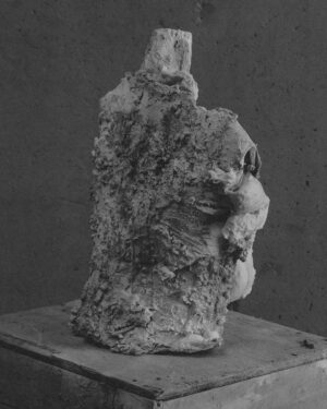 Gabriel O'Shea Instagram - Elegīa IV (2022-23)
(Wood, plaster, animal skin, hair, ashes, dust, acrylic painting, resin, wax, and polystyrene) 
•
www.gabrieloshea.com
•
¨The "Elegies" series of sculptures is a powerful and evocative collection that explores the theme of absence and loss through the use of casts of bodies along with a variety of materials such as wood, plaster, animal skin, hair, ashes, dust, acrylics and wax. The molds that were once in a body now lie alone, impregnated with fragments and remnants that recall their past, creating a sense of longing and remembrance. The abstraction of the forms serve to emphasize the idea of absence, as the casts are not intended to represent specific individuals, but to evoke a sense of humanity as a whole. Through the use of these materials and the manipulation of form, the artist creates a powerful emotional connection with the viewer, inviting them to contemplate the fragility of life and the inevitability of loss.¨  text written by Luke Buckley Harris 
•
#gabrieloshea#contemporarysculpture#esculturacontemporanea#figurativesculpture#figurativeart