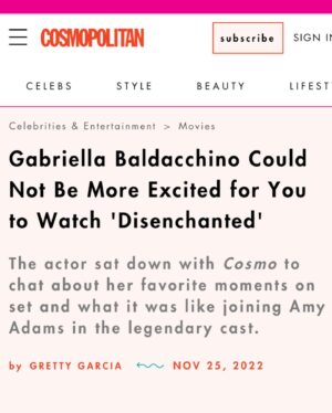 Gabriella Baldacchino Instagram - from last week… thank you @cosmopolitan 🫶🏻

photography by @emilyshur
