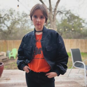 Gabriella Graves Instagram - With the announcement of season two of @percyseries, today’s OOTD had to be of a character i dream to someday play, Daughter of Zeus, Thalia Grace. 
.
.
.
#dreambig #dam #thaliagrace #pjo #worthashot #rickriordan
