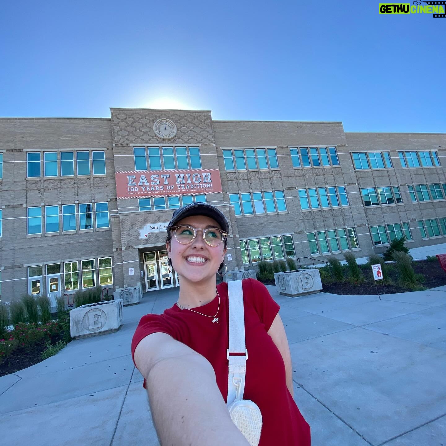 Gabriella Graves - 1K Likes - LETS GO WILDCATS!!! I finally found ‘what I’ve been looking for’ yesterday at the real High School Musical school in Salt Lake City! I think this could be the start of something new…Gabriella finally found where she belongs 🤭
(also please ignore the two random bruises on my knees I have no idea where they came from 💀)
#nothisisnotwhyimnamedgabriella #iwasnotnamedafterhighschoolmusical #stilloneofmyfavoritemovies