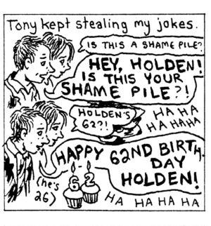 Gabrielle Bell Instagram - More meat-based comics.