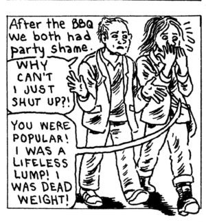 Gabrielle Bell Instagram - More meat-based comics.