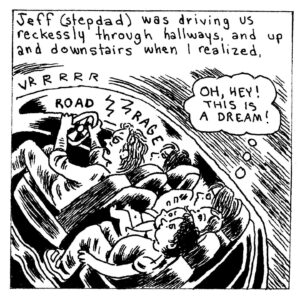 Gabrielle Bell Instagram - On my patreon, I’m doing a series of comics based on lucid dreams, if you’re into that sort of thing. Link in bio, or 
https://www.patreon.com/GabrielleBell 
#luciddreams #luciddreaming #dreamyoga #shadowwork