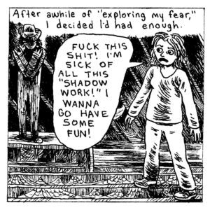Gabrielle Bell Instagram - On my patreon, I’m doing a series of comics based on lucid dreams, if you’re into that sort of thing. Link in bio, or 
https://www.patreon.com/GabrielleBell 
#luciddreams #luciddreaming #dreamyoga #shadowwork