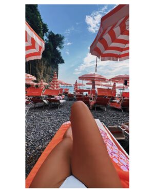 Gabrielle Walsh Instagram - Positano Perfect 🧡🍋