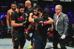 Gadzhi Rabadanov Instagram - Шаг за шагом , мы идем к своей цели @pflmma 
Спасибо всем кто рядом 
@gorillaenergy.rus 
@gorillafighting 
@nurmagomedov_mma_school 

Step by step.
Thank you to all my fans around the world 
@pflmma