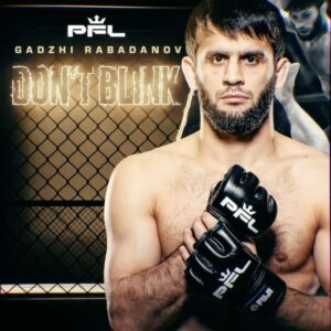 Gadzhi Rabadanov Instagram - Don’t blink when Gadji Rabadanov steps into the cage.

Russian fighter Gadji Rabadanov and Elvin Espinoza from the USA will face off in a bout at the PFL 5 tournament on the night of June 22. The MMA event will take place at the Huntsman Center in Salt Lake City, Utah, USA. 

@gadzhi_rabadanov @pflmma