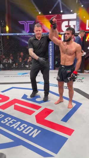 Gadzhi Rabadanov Instagram - @gadzhi_rabadanov earns 3 points with a unanimous decision win to keep things rolling in Vegas 🎲🎲

#PFLRegularSeason LIVE NOW
🇺🇸ESPN 