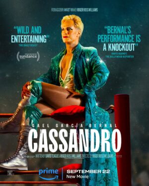 Gael García Bernal Instagram - Queridos y queridas: Después de llegar a un acuerdo justo entre tantas partes, ya podemos hacer un lance espectacular a esta película desde la tercera cuerda. Quiero agradecer a tantísima gente que luchó para hacer esta película realidad y que aguantó hasta la tercera caída: @geragatica por todo el arrastre y optimismo y a @matiaspenachino por todo su talento y amor al cine. @itzelpgmua Mariestela Fernández, @jcmolina62 - los amo mucho y gracias por toda la cascada de colores y sabores que solo ustedes saben ponerle a las pelis. A todos y todas de @lacorrientedelgolfo por toda la entrega y fé en el cine. A todos y todas las personas que luchan todos los domingos ¡Esos son los chidos! Chessman y Texano JR, grandes profes y cómplices. A la AAA y El Hijo del Santo - gracias por tanta mitología y por hacer de la lucha libre mexicana la mejor del mundo. A toda la gente maravillosa de la Ciudad de México y de Ciudad Juárez por dejarnos filmar en varios rincones. A todos y todas que participaron en la película una vez más: gracias. Gracias y chingos de gracias. Véanla en @amazonprime #Cassandro Al pancracio, la tarima brava, y los dioses del cine - ¡Salud!