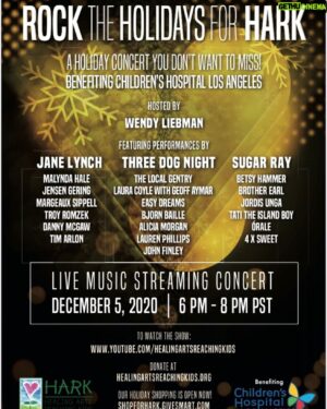 Galen Gering Instagram - Jensen will be performing TONIGHT in a Holiday Concert “Rock The Holidays” for @harkchla  which benefits Children’s Hospital of Los Angeles. Its a live streaming concert from 6-8pm PST Link to watch is in Bio and PLEASE considered donating to @harkchla by tapping their IG Link...Thank you so much and Happy Holidays!!! Special shoutout to @jeffleatham for being project manager 🎄🎅💥
#donate
#happyholidays
#childrenshospitaloflosangeles 
#giveback
#holidayconcert
#holidaygiving
#helpingothers
#helpingkids 
#gooddeeds
#feelgood
#karma