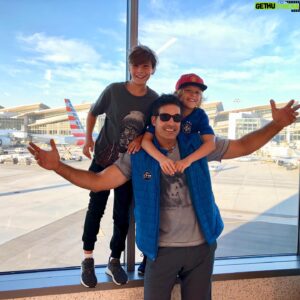 Galen Gering Instagram - My sons, my dudes, my lil crunchy amigos I love you so much it’s ridiculous. Thanks for making life so much more interesting on every level. 
Here’s to you guys. @dillongering @jensengering 
#nationalsonday