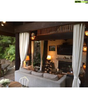 Galen Gering Instagram - I built a treehouse and a tee-pee and a fire and we had a dance party and burnt a hole in the fake grass and it was awesome. 
#treehouse
#outdoorliving 
#cali
#danceparty 
#indooroutdoorliving
#design #hardscape