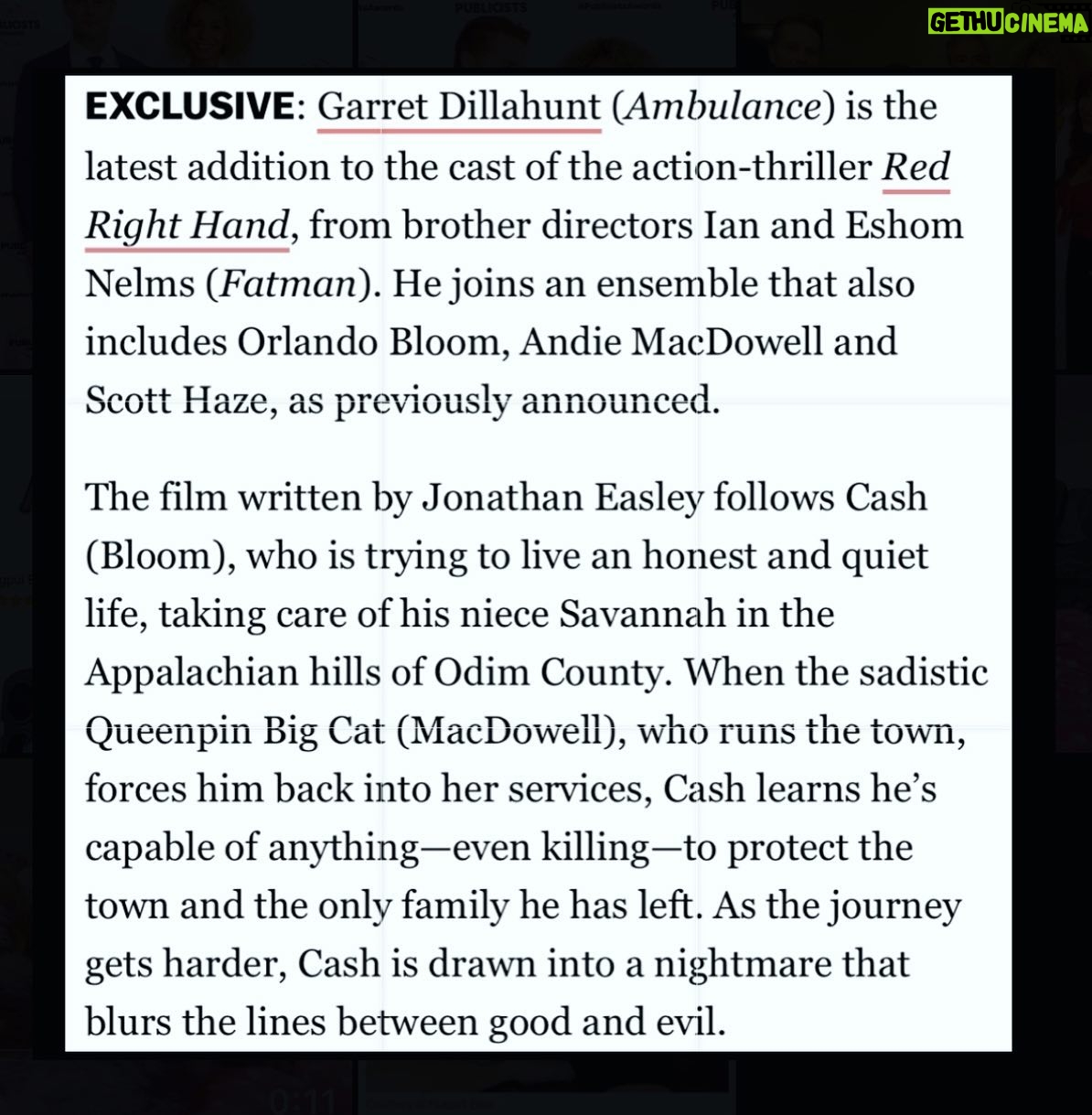 Garret Dillahunt - 2.9K Likes - Heh. @rainnwilson sent this to me and asked, “Was your head tired?” I suppose maybe it was. Anyways—this is what’s going on in Kentucky, and I’m having a blast with the @nelmsbros.