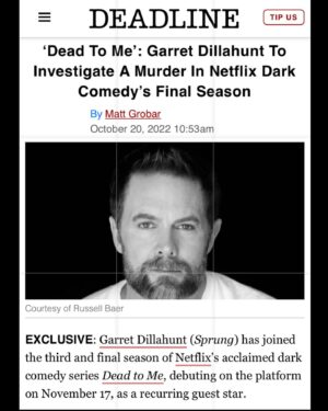 Garret Dillahunt Instagram - This happened a while ago, so am pleased to finally announce. Loved being reunited with @lindacardellini who is a hilarious gem.  I’ve always wanted to work with #ChristinaApplegate and she did not disappoint. (She’s a dream who led by chin-up example). With old pals @asherbrand and @khutch555 and @nicoleburkead  behind the scenes, and the great @thelizfeldman leading the charge this was a no-brainer.  Come support these amazing women in their final season.  Drops November 17 on @netflix. Set your egg-timers.