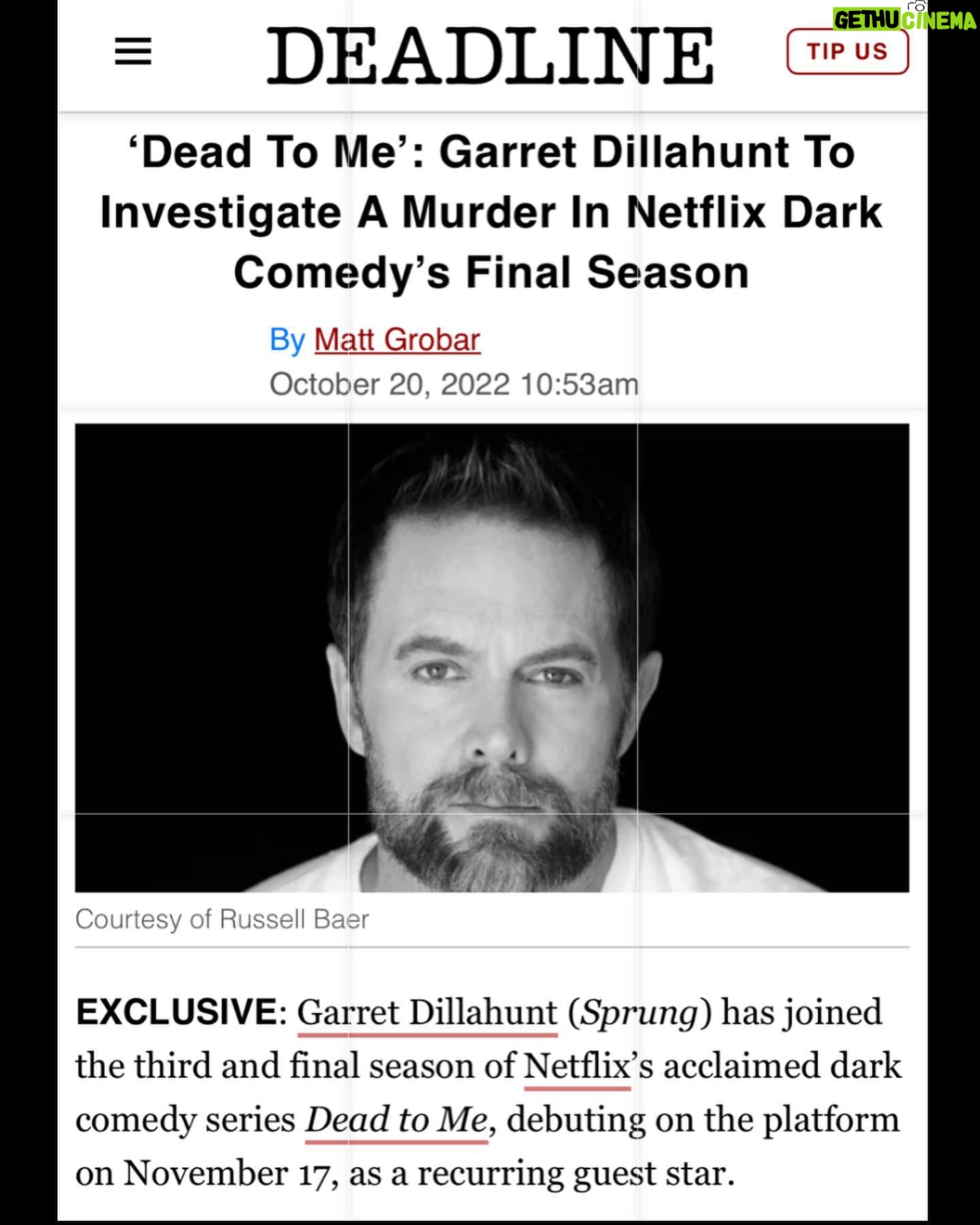 Garret Dillahunt - 6.1K Likes - This happened a while ago, so am pleased to finally announce. Loved being reunited with @lindacardellini who is a hilarious gem. I’ve always wanted to work with #ChristinaApplegate and she did not disappoint. (She’s a dream who led by chin-up example). With old pals @asherbrand and @khutch555 and @nicoleburkead behind the scenes, and the great @thelizfeldman leading the charge this was a no-brainer. Come support these amazing women in their final season. Drops November 17 on @netflix. Set your egg-timers.