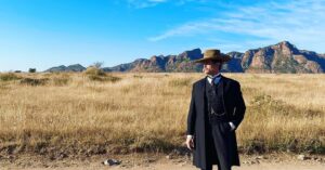 Garret Dillahunt Instagram - Very pleased to have been a part of  THE DEAD DON’T HURT, Viggo Mortensen’s magnum opus featuring an incredible performance from @vickykrieps, one of those actors who can blush on cue.  Only in theaters May 31.  Link in bio to trailer #1.  Side note: this is the same hat Viggo wore in #Appaloosa.