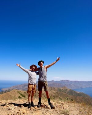 Garrett Wareing Instagram - Spent my 22nd backpacking Catalina Island with my good buddy @justinellings. Twenty something miles hiked and thousands of feet climbed. Overcame an insane feat and feeling damn accomplished. Wonderful way to welcome the year. 

Get out there. Challenge yourself. Adventure is out there! You got this.