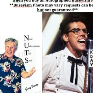 Gary Busey Instagram - Celebrating today with a free giveaway! Free #autograph movie photo when u get a buseyism photo 🎬🎥🍿 https://buseyisms-com.myshopify.com/collections/close-out-sale-50-off link in bio