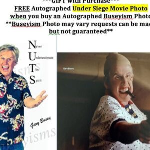 Gary Busey Instagram - Celebrating today with a free giveaway! Free #autograph movie photo when u get a buseyism photo 🎬🎥🍿 https://buseyisms-com.myshopify.com/collections/close-out-sale-50-off link in bio