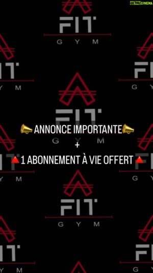 Gauthier El Himer Instagram - 🔺 ANNONCE IMPORTANTE 🔺

• Ouverture le  LUNDI 4 MARS à partir de 10h 

🎁 CONCOURS Abonnement à VIE 🎁

🔺 ABONNE TOI À @afitgym_saintraphael_frejus 
🔺 LIKE LA VIDÉO 
🔺 IDENTIFIE 2 PERSONNES EN COMMENTAIRE
🔺 REPOST EN STORY LE POST

⚠️ : Maximum 5 commentaires par personne
➡️ : Un commentaire sera tiré au sort .
➡️ : Tirage au sort Le lundi 4 Mars 👍