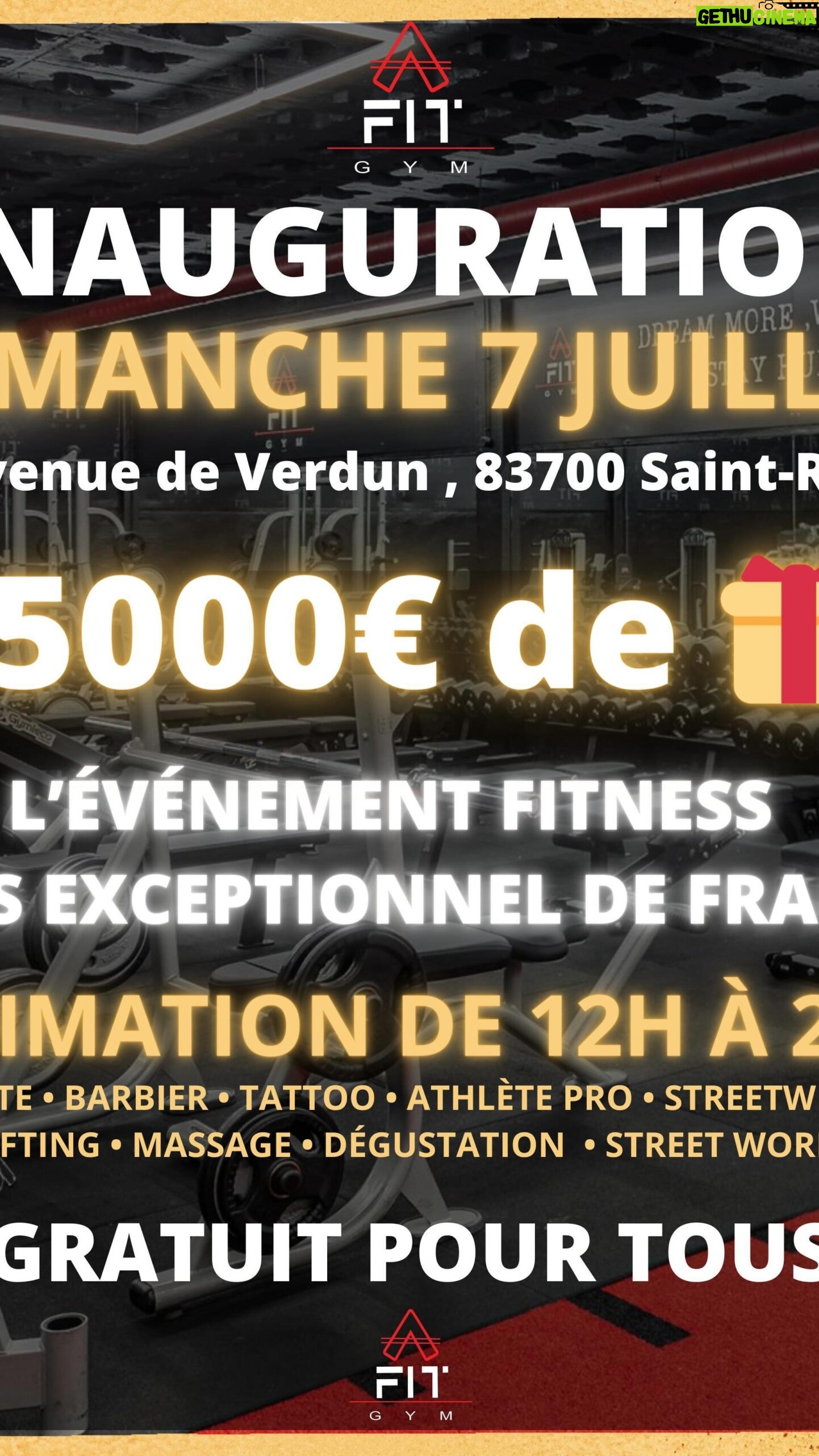 Gauthier El Himer - 481 Likes - 🎁 CONCOURS tente de gagner 1 an d’abonnement !
🔺 ABONNE TOI À @afitgym_saintraphael_frejus
🔺 LIKE LA VIDÉO
🔺 IDENTIFIE 2 PERSONNES EN COMMENTAIRE
🔺 REPOST EN STORY LE POST
💢Marques présentes :
@myfitcheese
@brutus.wear
@gainzclub.co
@thecookiefreaks
@nutrimea_fr
@lifeprofrance
@supersetnutrition
@mauvaise_graine_mma
@amicalepompierfrejusstraphael
@hesusfitness
@dsciplean
@billion_ink_frejus_st_raphael
@nagsport
⚠️ : Maximum 5 commentaires par personne
➡️ : Un commentaire sera tiré au sort
➡️ : Tirage au sort dimanche 7 juillet 2024 🗓️
.
.
.
.
#afitgym #afitgymfrejus #fit #fitness #gym #explore #explorepage #musculation #summer #summerbody