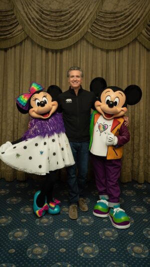 Gavin Newsom Instagram - California’s inclusivity and acceptance attracts new talent and ideas that drive our economic growth. Disney is making major investments in California, keeping jobs here and planning for the future of the @Disneyland Resort. It was great celebrating love at their first ever Pride night.
