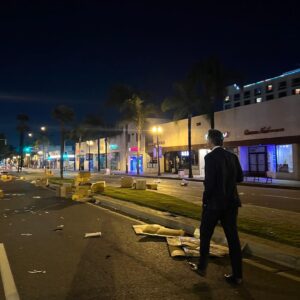 Gavin Newsom Instagram - Spent time in Monterey Park today meeting with leaders and those impacted by this terrible tragedy. The strength of this community is incredible. 

No other country in the world is terrorized by this constant stream of gun violence. We need real gun reform at a national level.