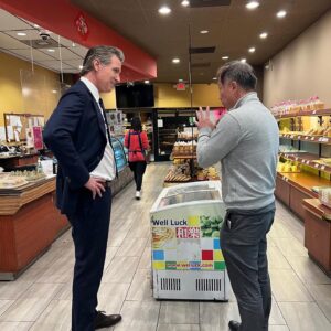 Gavin Newsom Instagram - Spent time in Monterey Park today meeting with leaders and those impacted by this terrible tragedy. The strength of this community is incredible. 

No other country in the world is terrorized by this constant stream of gun violence. We need real gun reform at a national level.