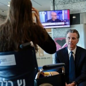 Gavin Newsom Instagram - Today, I met with a Californian who was shot during a missile and grenade attack.

She covered herself among dead people to survive.

After hours of endless terror, she was rescued and transported to a hospital.

What the Israeli people have experienced is nothing short of barbaric terrorism.

But what I heard and saw today was so much more than that. It was a profound sense of resilience.

My heart is heavy for every innocent person experiencing excruciating loss.

As we pray for peace, CA will be sending much needed medical supplies to the region.