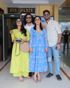 Geetika Vidya Instagram - Promotions journey for @barahbybarah 
Releasing this 24th May

with 
@badegauravse @sunnylahiri @bhumika.dube 
@platoononefilms @amdavaadpictures