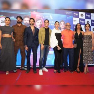 Geetika Vidya Instagram - Repost from  @manav.manglani

 Actor Geetika Vidya Ohlyan, known for her sensational act in Netflix’s acclaimed Soni, at the grand premiere of her next, Broken News season 2, along with the rest of the star cast. This is her consecutive third release of the year, with more in store!✨

@geetikavidya

#brokennews #season2 #premierenight #geetikavidya