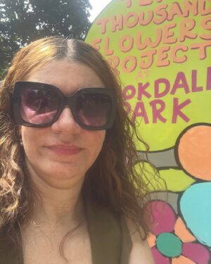 Genoveva Rossi Instagram - Checking out art at @rosesquared at Brookdale Park. 🖼️❤️

#rosesquaredartshows #brookdaleparknj #genovevarossi #supportlocalartists #supportthearts