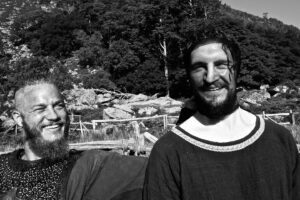 George Blagden Instagram - 10 years ago today. 

Some work happening…..some not…..

@travisfimmel @clivestanden @gustafskarsgard
@historyvikings
#Vikings