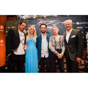George Blagden Instagram - Had such an amazing time in Austria celebrating the release of @rubikonfilm this week. A huge congratulations to everyone involved in this film - it was such an honour to be a part of it, working with some of the best artists in the world. 🚀
@samsarafilm @graf.film @julia.franz_ @markivanir @lenilauritsch @johannesmuecke
@gartenbaukino 
#Rubikon #SciFi #Space #AustrianFilm