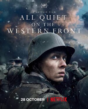 George Blagden Instagram - I had the absolute pleasure of working on the English audio for this amazing film recently.  My attempt to honour the incredible central performance of @felix.kammerer_ in English was one of the highlights of my year as an actor.  It is such a beautifully delicate display of the human condition at its most broken, and it was a privilege to try to emulate Felix’s work.

A huge thank you to everyone at @liquidvioletuk for getting me involved, and a big congratulations for honouring the original film in the way you have. 👍🏼

#AllQuietOnTheWesternFront is such an affecting, moving piece of cinema.  A huge congratulations to director @eeedwardberger, the outstanding ensemble cast and the entire production team.  I really encourage you all to watch it.  OUT NOW on @netflix 🎥

#AllQuietOnTheWesternFront
#ImWestenNichtsNeues

 @netflixuk @amusementparkfilms @eeedwardberger
#albrechtschuch @aaronhilmer @moritzklauts
@edin__hasanovic @thedanielbruhl #adriangrünewald
@_jakobschmidt_ @jakobdiehlofficial @devidstriesow
@lisychristl29a @h.merker @arri_rental