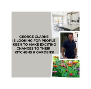 George Clarke Instagram - Want me to pop round and design your new kitchen and garden? If you do apply to @plumpicturesproductions to be on my brand new series #Kitchen #Garden #KitchensVGardens