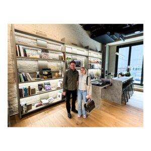 George Clarke Instagram - ***CAMERA HEAVEN*** … Im in the very new and staggeringly beautiful LEICA STORE in Manhattan with my amazing daughter @iona_clarke …I could live in here…like really @leicacamerausa #Leica