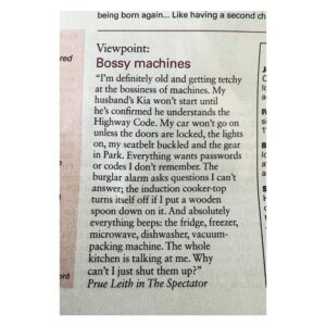 George Clarke Instagram - BOSSY MACHINES : OMG I couldn’t agree more! We bought a washing machine recently that you couldn’t use until you connected it to the WIFI. But we’d just moved house and our WIFI install was delayed. We couldn’t wash clothes for weeks. And we couldn’t override the WIFI setup stage! Why would you need to connect a washing machine to WIFI? Beyond stupid!! I might change my car too for something old school as I’m tried of it beeping and barking instructions at me all the time!! Just this week I missed my train because the car taking me to the station couldn’t start because you had to hold a fob against a sensor, but for some reason the fob couldn’t connect. What’s wrong with a normal key? Keys have been around for hundreds and hundreds of years! There is way too much unnecessary tech and way too much beeping going on. It’s not about us getting old @prueleith … it just annoying whatever age you are! #BossyMachines #FirstWorldProblem 🤪 (and remember we are paying for all that unnecessary tech, bossiness and beeping…!)