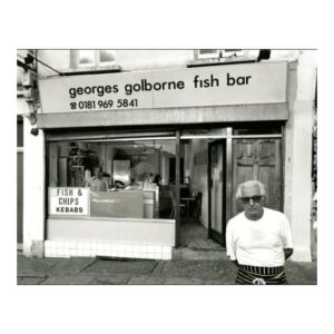 George Clarke Instagram - In 1961 ‘George’s Golborne Fish Bar’ (later known as ‘George’s Portobello Fish Bar’) opened near the junction of two of my favourite streets in London. Golborne Road and Portobello Road. They are basically my local high streets and have been for nearly 30 years. The Fish Bar has been a magnificent institution for so many in our ‘local village’ in W10…George’s not only do the best fish and chips but it’s also famous for its ribs. Unfortunately, on Saturday 20th July 2024 ‘George’s’ closes its doors and will no longer be with us. Sad times. It will be a friendly face lost from our high street. But, (on a more positive note) on the 20th July the ‘George’ family (who are amazing) are having a party on the street outside the shop to celebrate the unbelievable contribution they’ve made to W10 over the last 60 years! That is going to be an historic day, not to be missed. (I’ve heard a rumour that local legend Paul Weller might pop along!). Thanks for everything ‘George’s’ and I’ll be there on the 20th July to raise a glass to your amazing business and your wonderful family #GeorgesFishBar #PortobelloRoad #GolborneRoad #W10