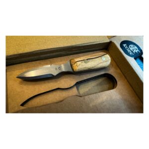George Clarke Instagram - What a beautiful birthday present! A wonderful, personalised Oyster Knife handmade by @kore_knives in Northumberland! I love the art and craft of knife making and I have quite a beautiful collection for eating, cooking, making and building. Thanks to my good friend and director, Will Fisher, for such a kind and personal gift 
.
.
.
#OysterKnife #Oyster #Knifemaking #Craftsmanship #Northumberland #Eating #Food #Making #KoreKnives #NorthEast