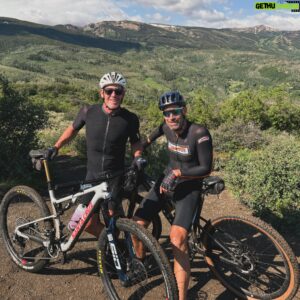 George Hincapie Instagram - Back in the high country con el jefe ! Ready for #THEMOVE TDF 2024 #vamos #seeyouinthedouches #mosca