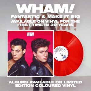 George Michael Instagram - WHAM! BAM! Ask and you shall receive…
We’re delighted to announce that the ‘Fantastic’ and ‘Make It Big’ albums will be released on vinyl for the first time in over 30 years! 🎶 Pressed on both limited edition colour and black vinyl. Available everywhere on 22nd March. Pre-order here: Wham.lnk.to/VinylReleases