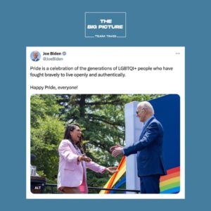 George Takei Instagram - As Pride Month wraps up, let's applaud @POTUS, the strongest ally the LGBTQ  community has ever had in the White House. This week, he pardoned LGBTQ  veterans wronged by anti-gay policies and hosted a joyous Pride celebration. 🙌 Discover more progressive wins, including epic fact-checks of Trump’s debate lies, at The Big Picture. Link in bio.