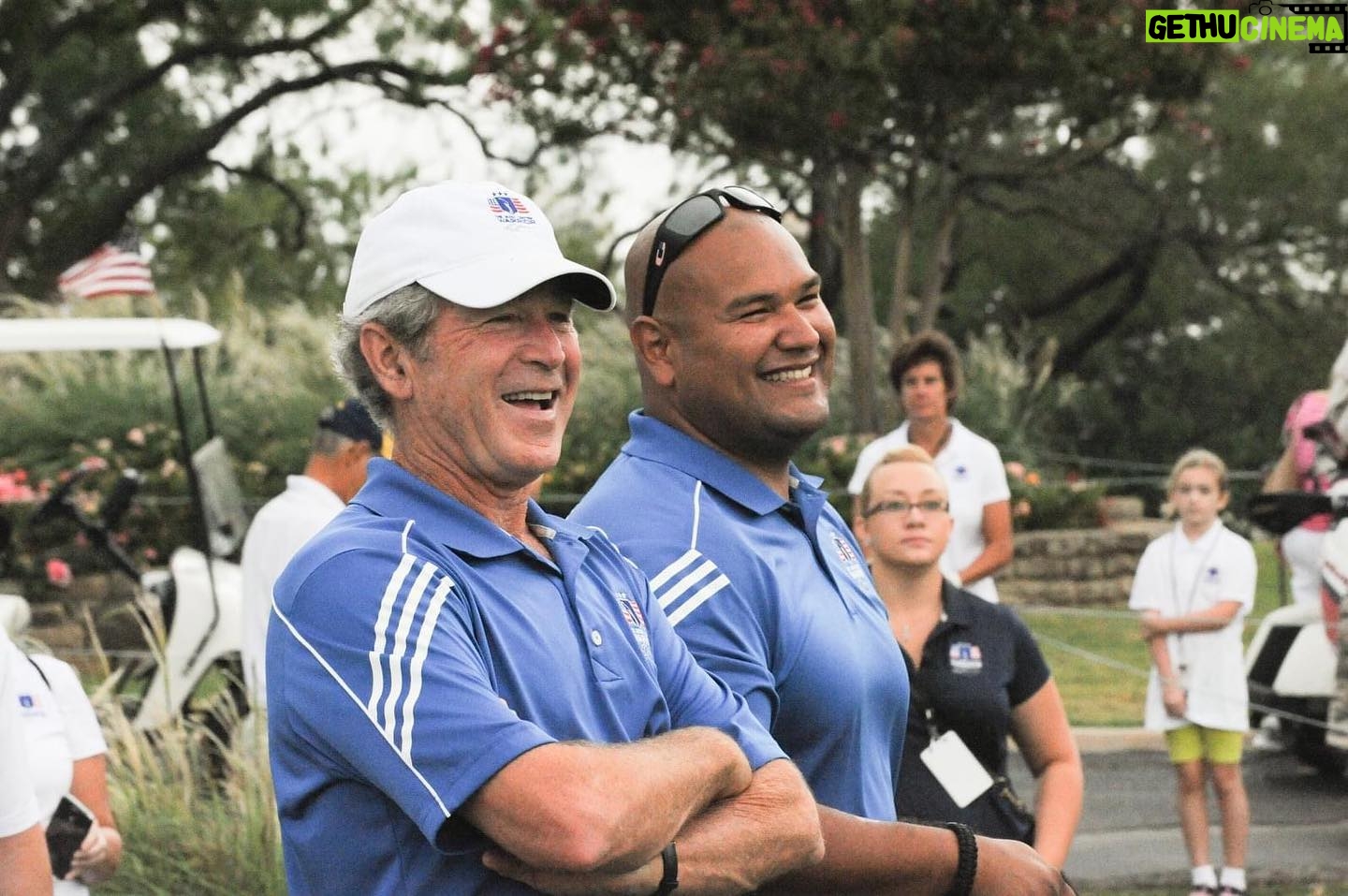 George W. Bush - 95.2K Likes - While I haven’t gotten to golf or mountain bike with my Team 43 pals this year, they remain a priority to @laurawbush and me. We’re looking forward to seeing our friend and Team 43 warrior, Saul Martinez, on Variety’s fourth annual “Salute to Service” on the @history channel. The program will honor service members and organizations, including the @thebushcenter’s Military Service Initiative. We can never fully repay our veterans and their families, but we ought to try. We owe them a deep debt of gratitude – today, and every day. Happy Veterans Day, and may God bless those who have served our great country.