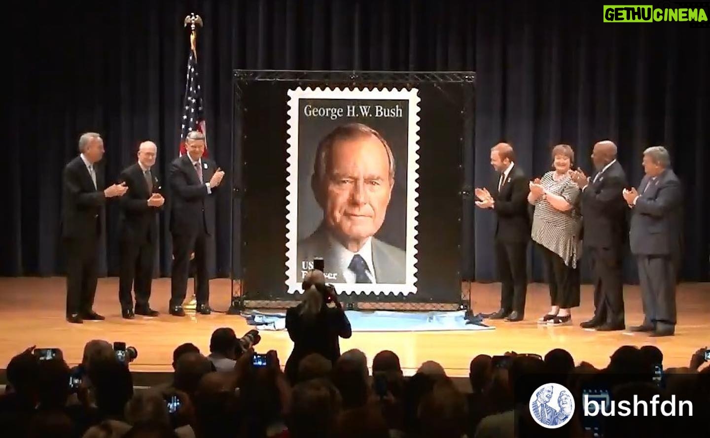 George W. Bush - 107.7K Likes - Thanks to the @uspostalservice for honoring dad on what would have been his 95th birthday.