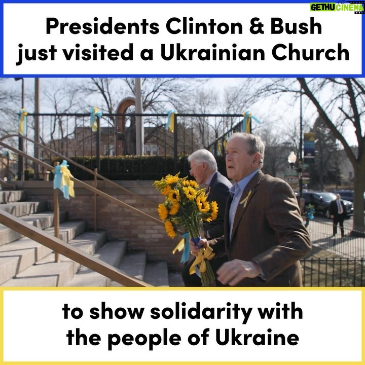 George W. Bush - 129.6K Likes - America stands in solidarity with the people of Ukraine as they fight for their freedom and their future.
