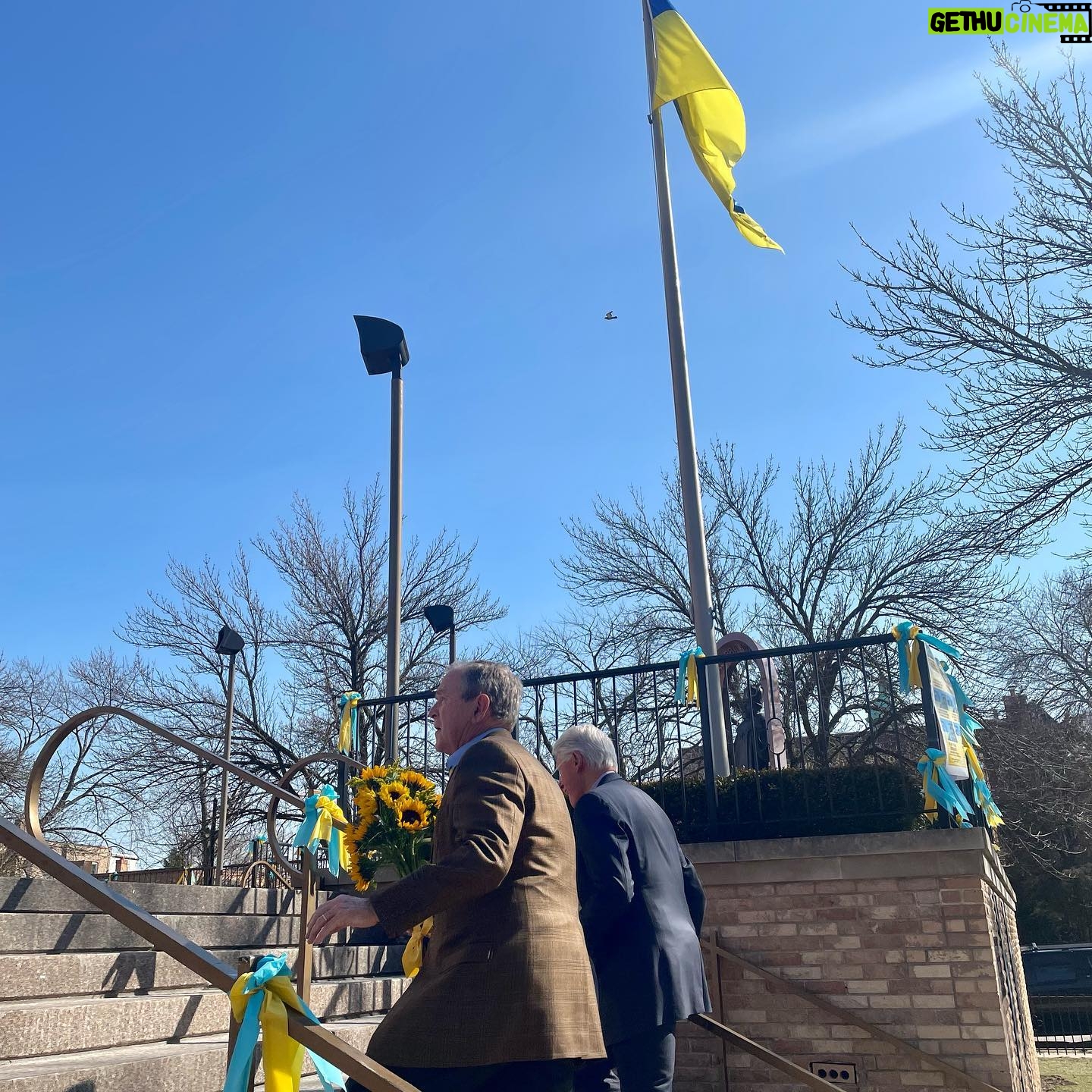 George W. Bush - 129.6K Likes - America stands in solidarity with the people of Ukraine as they fight for their freedom and their future.
